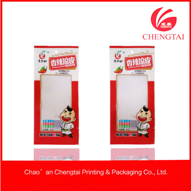 Eco-Friendly Noodles Packaging Vaccum Plastic Pouch , Retortable Pouches
