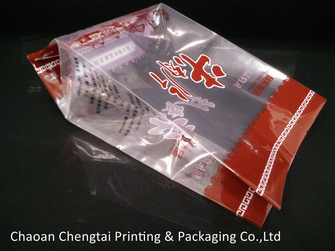 Side Gusseted Reclosable Bags / Fresh Meat Packaging Pouch High barrier
