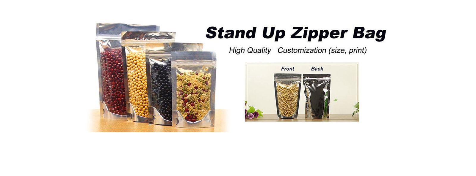 Stand Up Packaging Pouches