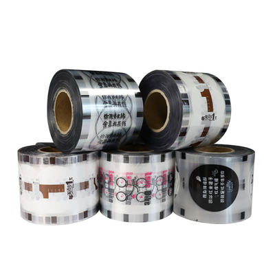 Automatic PET PE Peelable Heat Sealing Film Custom Printed For Tray Plastic