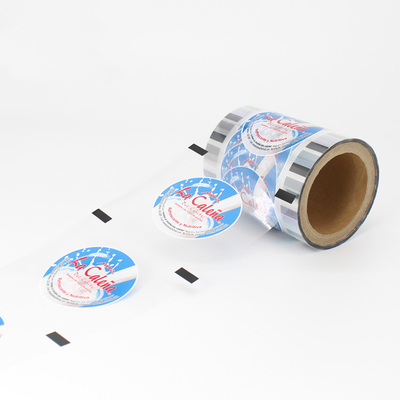 Plastic Printed Laminated Sealing Cup Packaging Film Roll Milk Tea Cup Sealer Film Roll