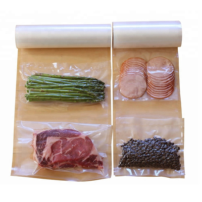 4mil Household Clear High Barrier Embossed Vacuum Sealer Bags Co Extruded 90um