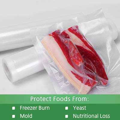Food Storage Embossed Vacuum Seal Bags Custom Sealed 8&quot; 3 Pack 11&quot; 2 Pack Multi Pack