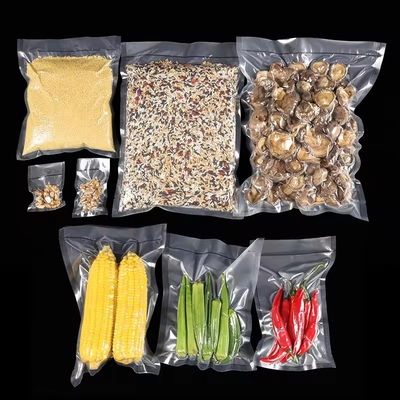 Transparent Vacuum Food Packaging Embossed Nylon Fresh-Keeping Packaging Bag Food And Fruit Gravure Printing Surface
