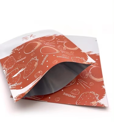 Customized Mini Coffee Bags Custom Printed Three Side Seal Bags Aluminum Foil