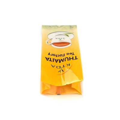 Custom Printed Laminated 240g 500g Waterproof Plastic Bag Pouch Back Seal Foil Food Grade Tea Packaging Bags Side Gusset