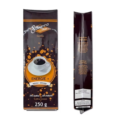 Custom Bags Side Gusset Moisture Proof Coffee Bag Pouch Stand Up Pouch Tea Packaging Bags