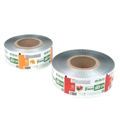 Custom Printing Automatic Sachet Packaging Food Grade Plastic Laminated Aluminium Foil Roll Film Cookies Food Packaging