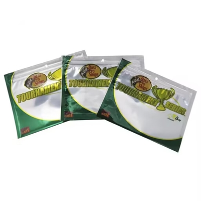Custom Printed Vacuum Seal Bags Small Flat Fishing Bait Bags Refill Pouch