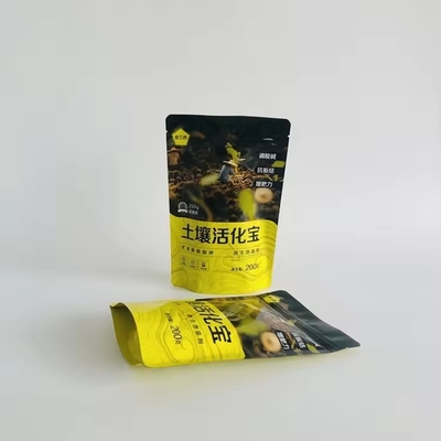 Custom Printed Food Grade Bright Zipper Moisture Proof Self-Standing Candy Zipper Packaging Plastic Bags