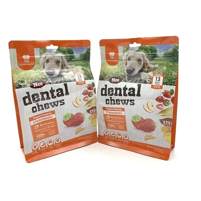 Eight-Side Sealing Retort Plastic Dog Packaging Treat Feed Cat Zip Storage Side Gusset Stand Up Pouch Bag For Pet Food