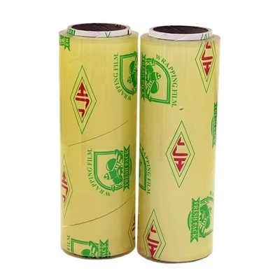 Food Grade Cling Film Roll Food Fresh Keeping Plastic Wrap Cling Film For Fresh Fruit And Vegetable Packaging
