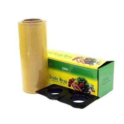 Food Grade Cling Film Roll Food Fresh Keeping Plastic Wrap Cling Film For Fresh Fruit And Vegetable Packaging