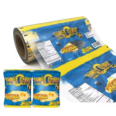 Custom Print Food Grade Plastic Film Roll Wrapping Machine Auto Packing Perfume Cheese Powder Food EVOH PE Material Tran