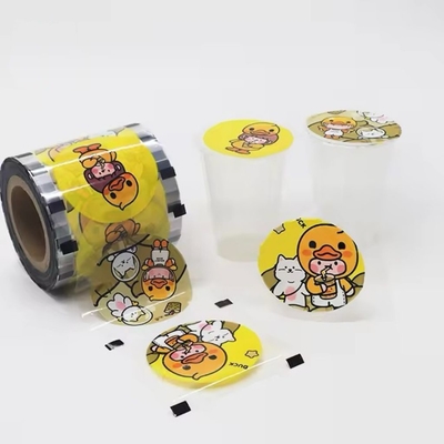 Custom Bubble Tea Sealing Film Plastic Cup Paper Sealing Film For PP Cup Paper Cup