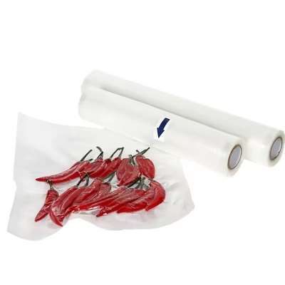 Hot Sale Plastic Transparent Food Vacuum Bags Roll Embossed Vacuum Sealer Bag