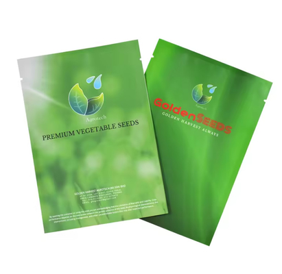 Custom Printing Wholesale Small Heat Sealable Three Side Seal Matte Sachet Empty Coffee Tea Food Packaging Bag
