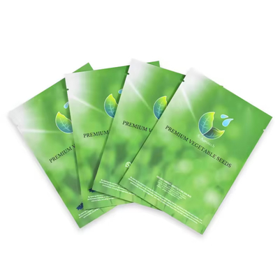 Custom Printing Wholesale Small Heat Sealable Three Side Seal Matte Sachet Empty Coffee Tea Food Packaging Bag