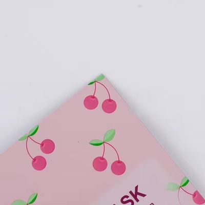 Custom Printed Pure Aluminum Composite Bag 3 Side Heat Sealed Aluminum Foil Pouch Mask Mask Cosmetic Packaging Bag