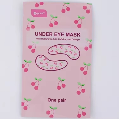 Custom Printed Pure Aluminum Composite Bag 3 Side Heat Sealed Aluminum Foil Pouch Mask Mask Cosmetic Packaging Bag