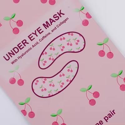Custom Printed Pure Aluminum Composite Bag 3 Side Heat Sealed Aluminum Foil Pouch Mask Mask Cosmetic Packaging Bag