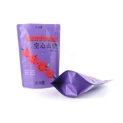 Custom Printed Matte Stand Up Pouch Aluminum Foil Mylar Bag Tea Food Packaging Plastic Bags With Ziplock