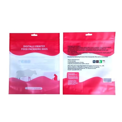 Printed Mylar Zip Lock Bag Snack Packaging Bag Stand Up Pouch For Food Snack Reusable Holographic Packaging Bags