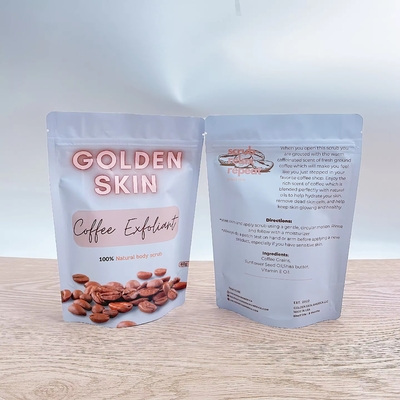 Customize Printing Matt Finished Stand Up Mylar Bags Pouch With Clear Window Zipper Plastic Bags For Snack