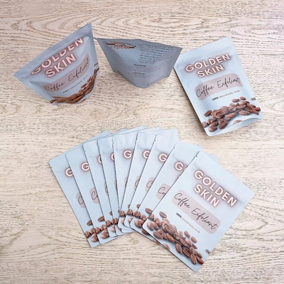 Customize Printing Matt Finished Stand Up Mylar Bags Pouch With Clear Window Zipper Plastic Bags For Snack