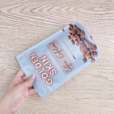 Customize Printing Matt Finished Stand Up Mylar Bags Pouch With Clear Window Zipper Plastic Bags For Snack
