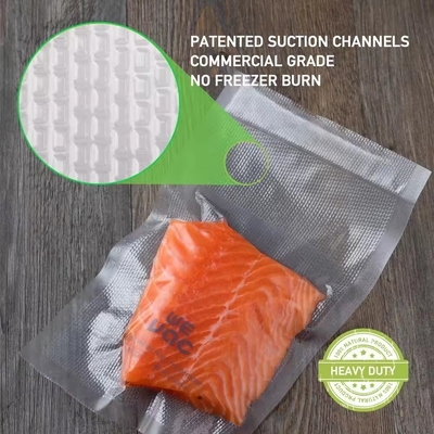 Embossed Vacuum Storage Sealer Bags Seal Food Packaging Bags Vacuum