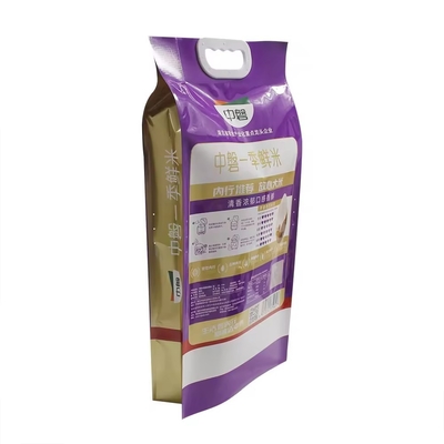 Custom transparent PA/PE Plastic packaging vacuum bags Food storage packing pouch Rice brick bag