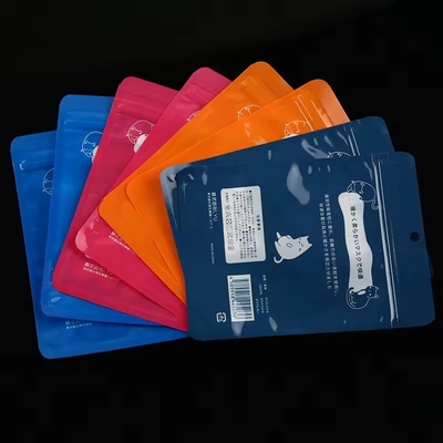 Recyclable High Quality Three Side Sealed Plastic Pouch Mylar Food Packaging Bag With Zipper