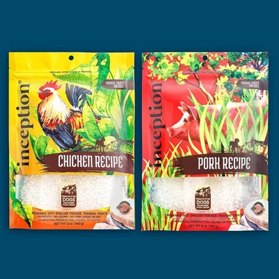 Recyclable High Quality Three Side Sealed Plastic Pouch Mylar Food Packaging Bag With Zipper