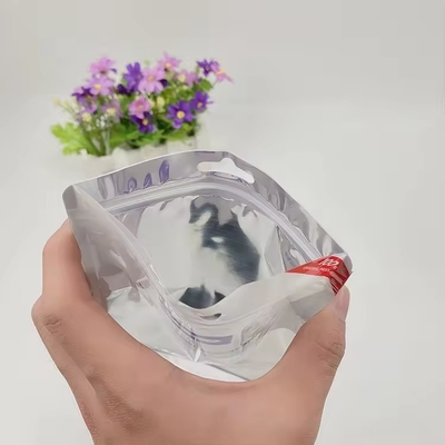 High-Quality Custom WaterProof Mylar Ziplock Bags Mini Three Side Seal Plastic Packaging Bag Aluminium Foil Pouch