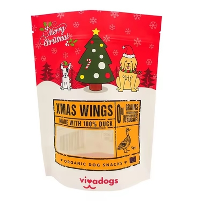 Food Packaging Bag Custom Print Kraft Paper Gravure Printing Zipper Top Stand Up Pouch Bag With Clear Window