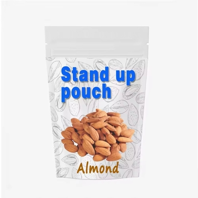 OEM Custom Printed Standing Up Ziplock Pouch Resealable Aluminium Foil Mylar Bag With Zipper For Food Bag