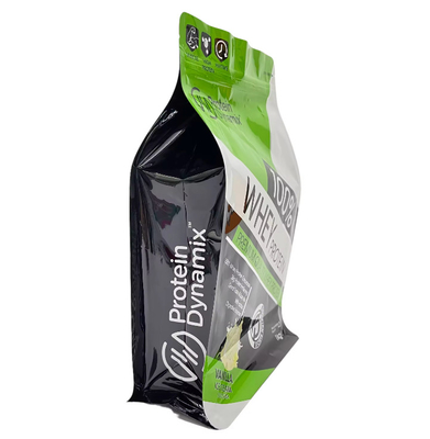 Active Protein Plus Aluminum Foil Pouch Custom Printed Stand Up Whey Protein Powder Packaging Bags Pouch With Zipper