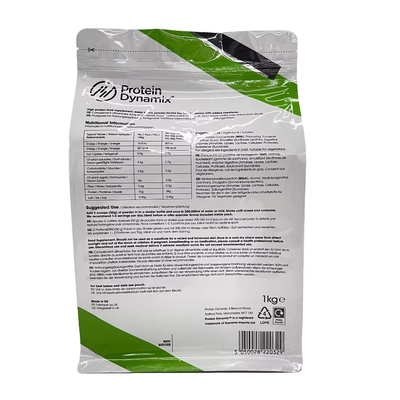 Active Protein Plus Aluminum Foil Pouch Custom Printed Stand Up Whey Protein Powder Packaging Bags Pouch With Zipper
