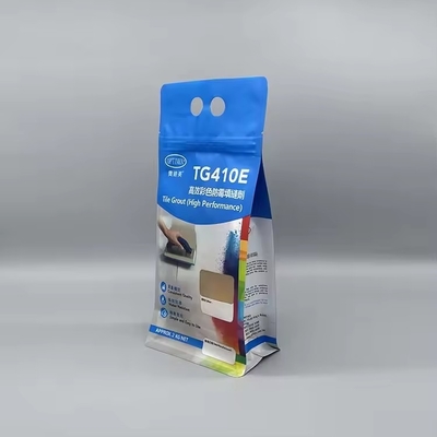 Flat Bottom Zipper Reusable Aluminium Foil Side Gusset Plastic Pouch For Detergent Chemical Powder Packaging Bags