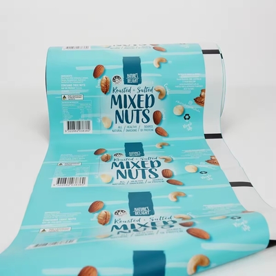 Customized Printed Roll Film For Nuts Dried Fruits Snacks And Food Automatic Packaging Machines