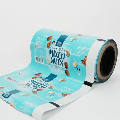 Customized Printed Roll Film For Nuts Dried Fruits Snacks And Food Automatic Packaging Machines