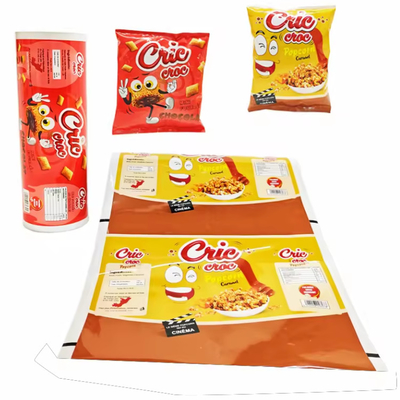 Plastic Printed Packaging Sachet Hot Lamination Food Snack Pouch BOPP PET Aluminum CPP PE Potato Chip Sealed Film Roll