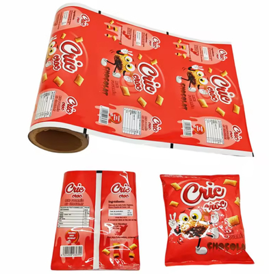 Plastic Printed Packaging Sachet Hot Lamination Food Snack Pouch BOPP PET Aluminum CPP PE Potato Chip Sealed Film Roll