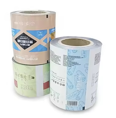 Food Grade Flexible Packaging Film Rolls Custom Printed Moisture Resistant Packaging Rolls Plastic Laminating Film