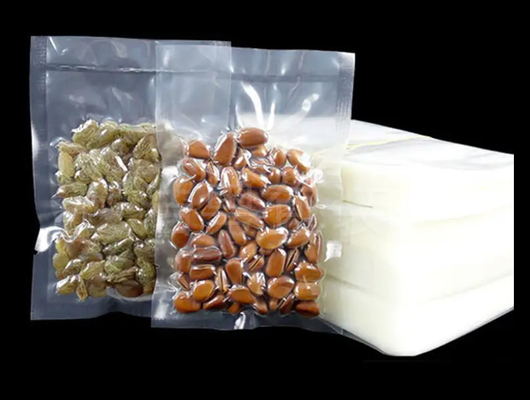 Leak Proof Food Grade Laminated Transparent Nylon Fish Seafood Plastic Packaging Heat Seal Vacuum Seal Bags