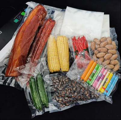 Leak Proof Food Grade Laminated Transparent Nylon Fish Seafood Plastic Packaging Heat Seal Vacuum Seal Bags