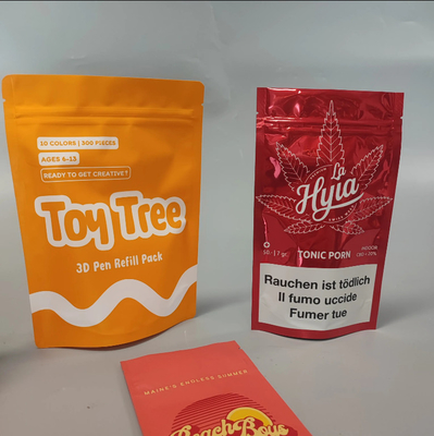 Aluminum Foil Cosmetic Sachet Custom Printed Mylar Three Side Seal Pouch For Fical Mask Packaging Mylar Bag