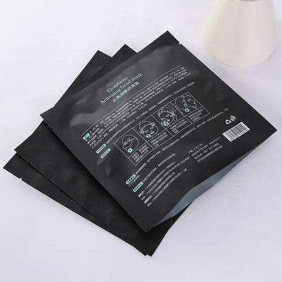 Custom Plastic Three Side Seal Pouches Flat Bags Flat Sachet