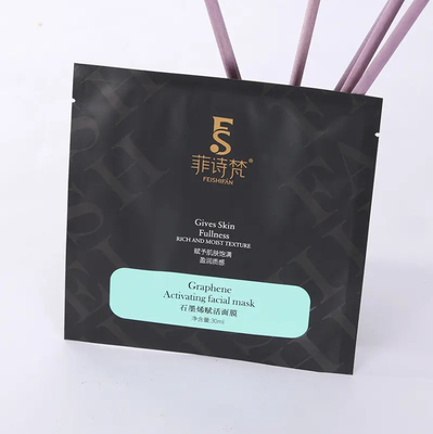 Custom Plastic Three Side Seal Pouches Flat Bags Flat Sachet